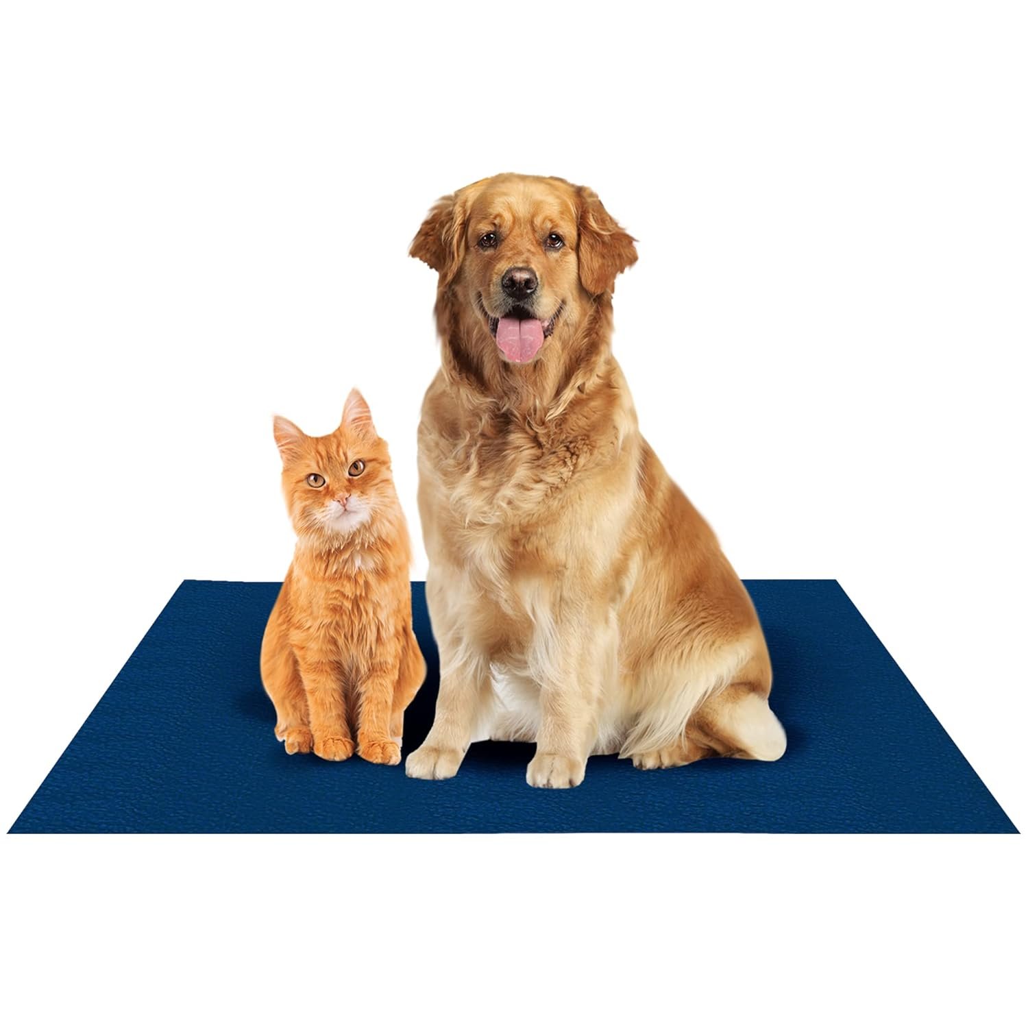 Amorite Waterproof Reusable Washable Dog Bed Sheet for Bed Protector (100cm X 140cm) Dark Sea Blue